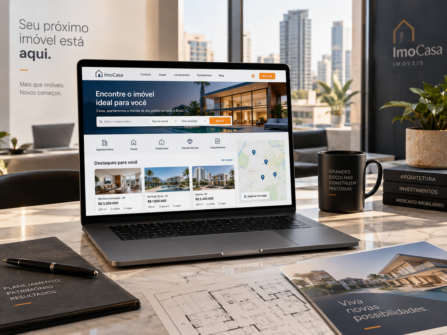 Site para Imobiliária